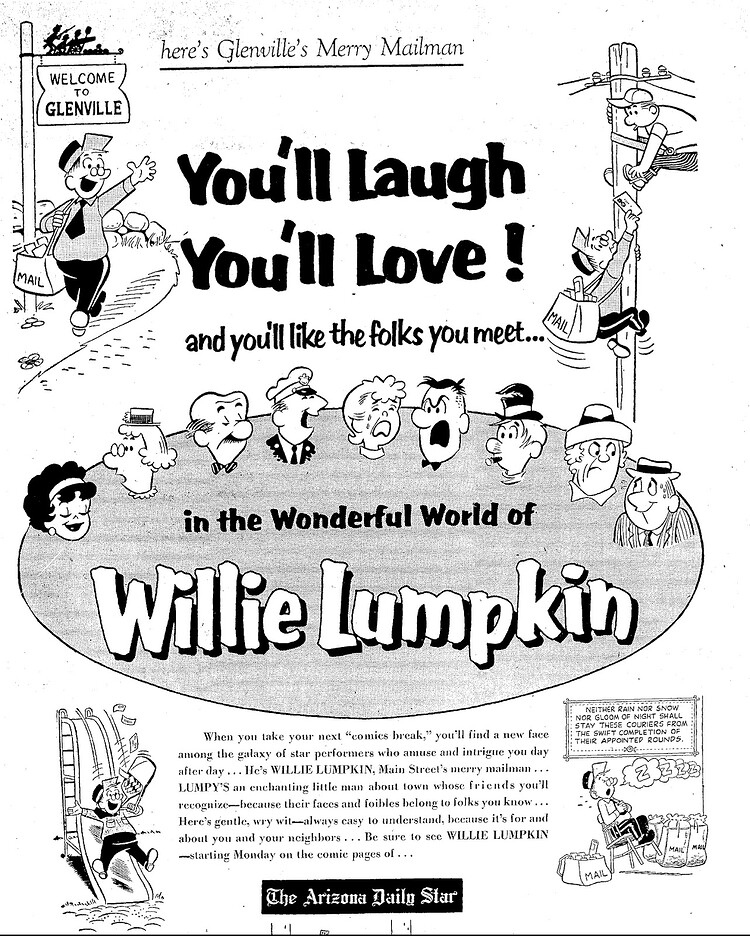Willie Lumpkin 1960-01-30 Announce