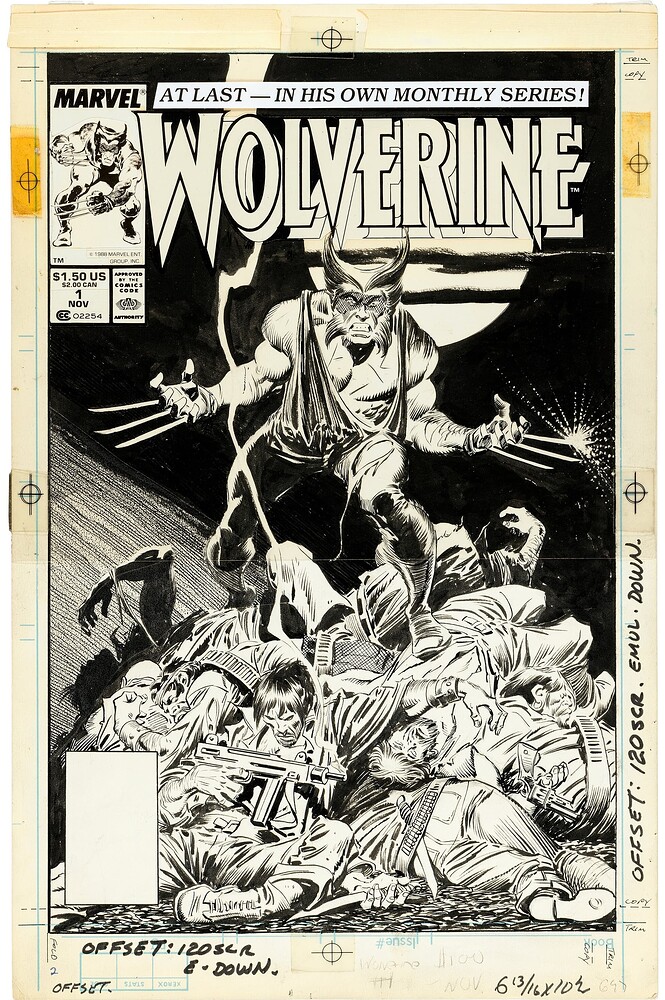 WOLVERINE 1 COVER  1988