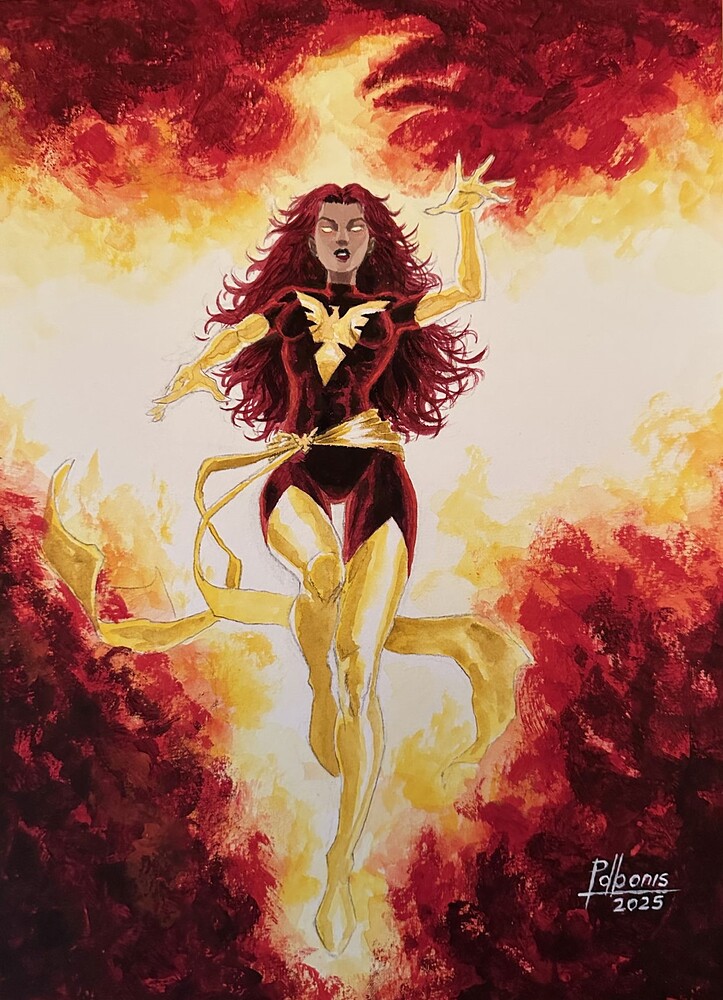 Dark Phoenix (Mystery Sketch) by Pablo de Bonis