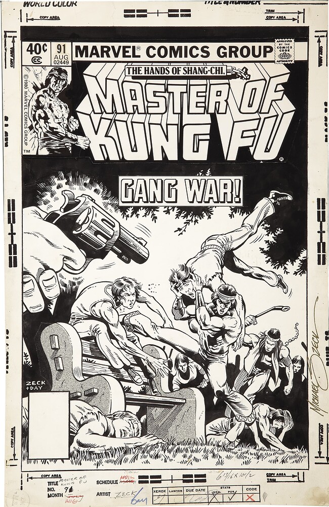 MASTER OF KUNG FU 91 COVER  1980