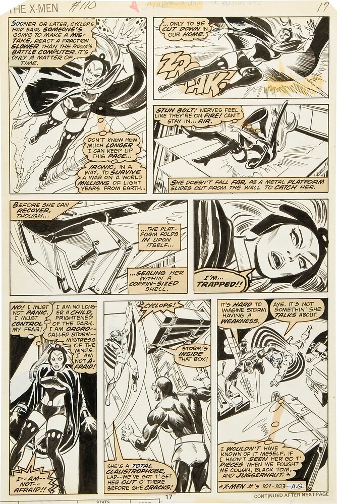 UNCANNY X MEN 110 PAGE 17   1978