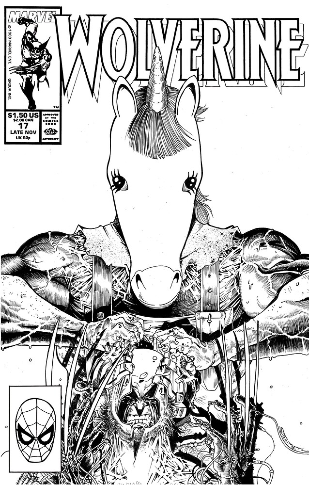 fake cover unicorne