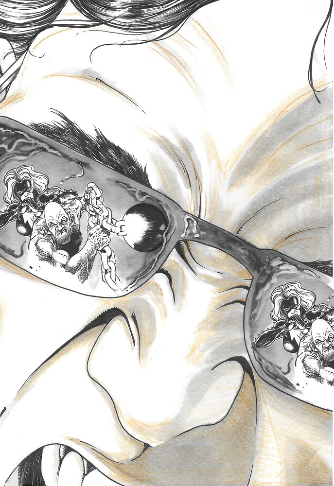 Wonder man test crayon 01