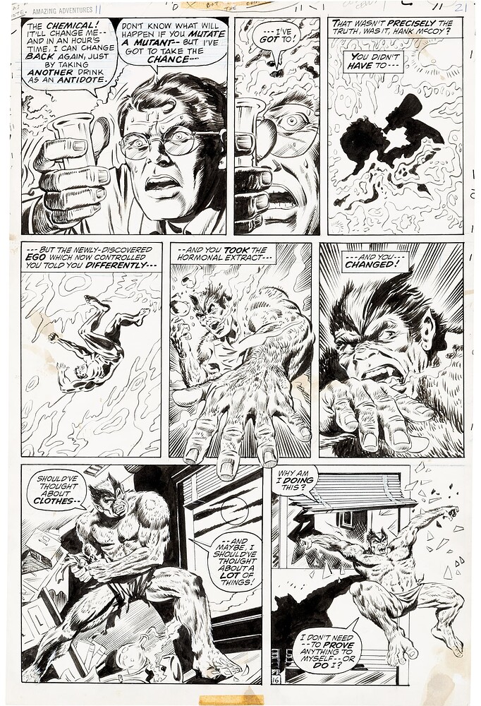 AMAZING ADVENTURES 11 PAGE 16   INK SYD SHORES   1972