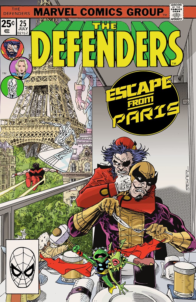 the defenders escape from paris