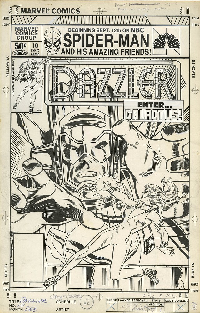 DAZZLER 10 COVER   INK COLLETTA 1981