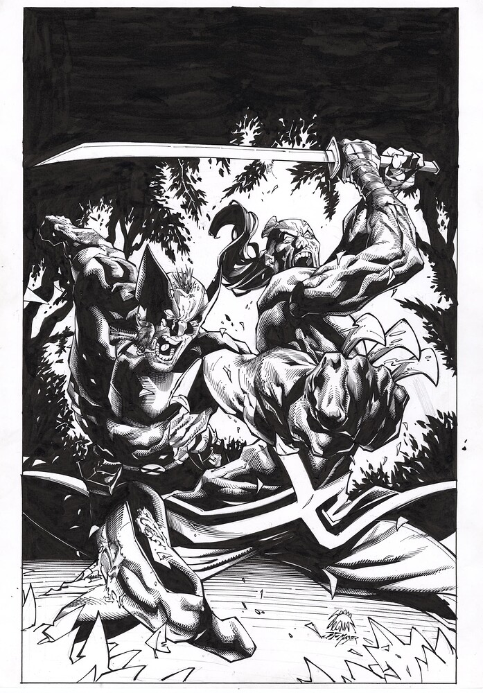 WOLVERINE 14 VARIANT COVER   INK JP MAYER   2021