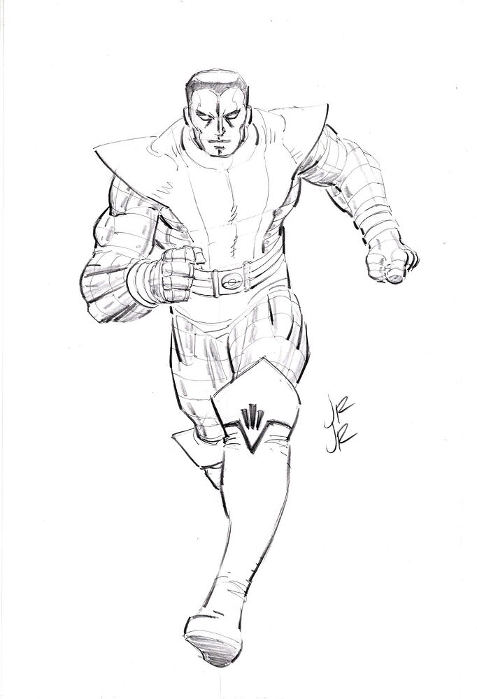 John Romita Jr  Colossus Commission