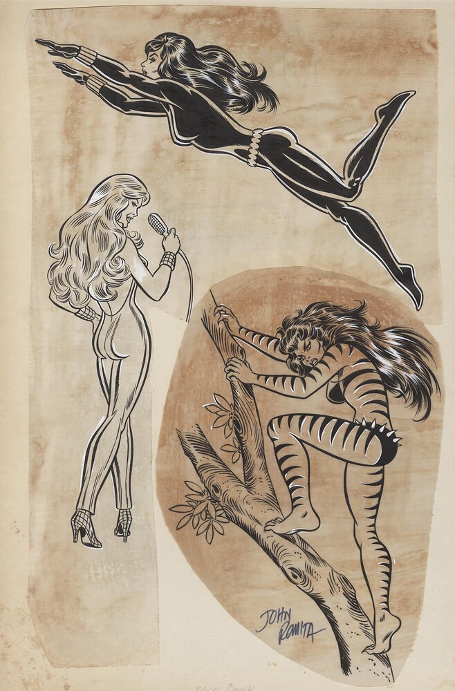 BLACK WIDOW, TIGRA AND DAZZLER STYLE GUIDE 1980 81