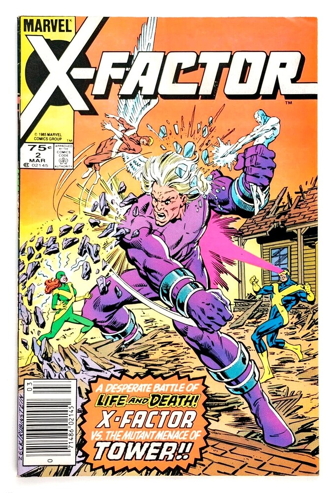 X FACTOR 2 COVER ZECK  1986