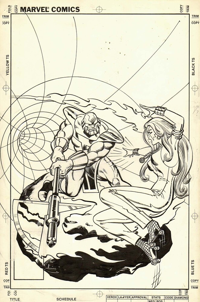 DAZZLER 11 COVER   INK COLLETTA 1982