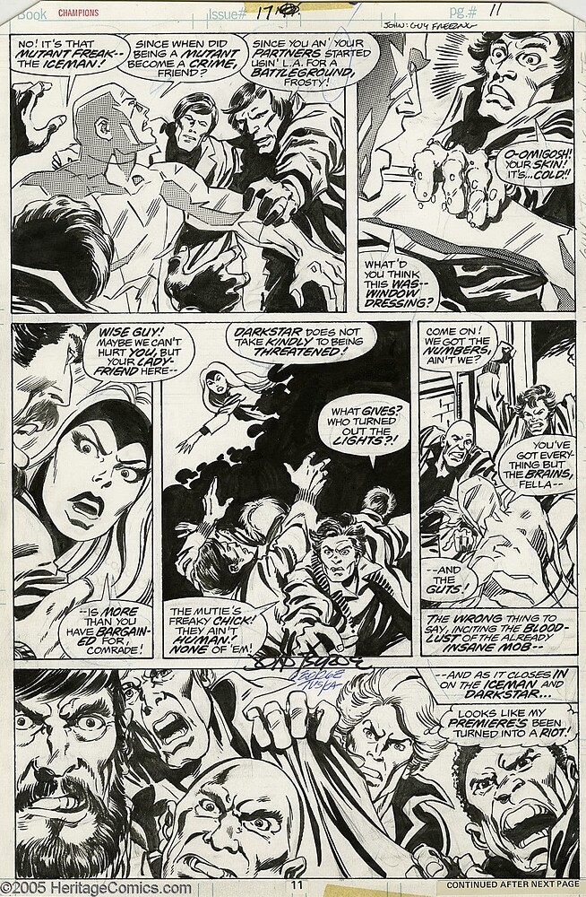 CHAMPIONS 17 PAGE 11  INK BYRNE  1978