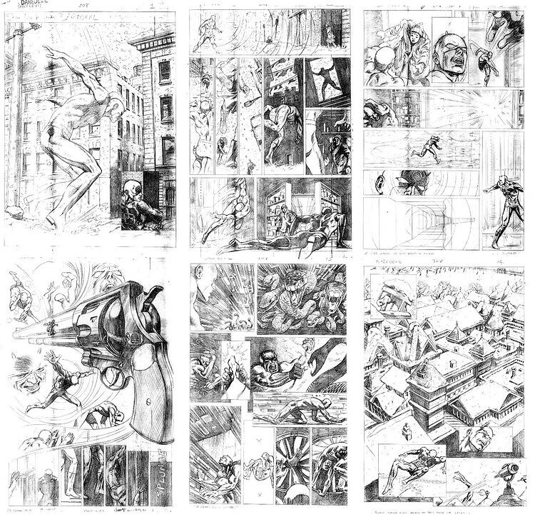 Daredevil #208 Mazzuchelli pencils (Don blog) 001