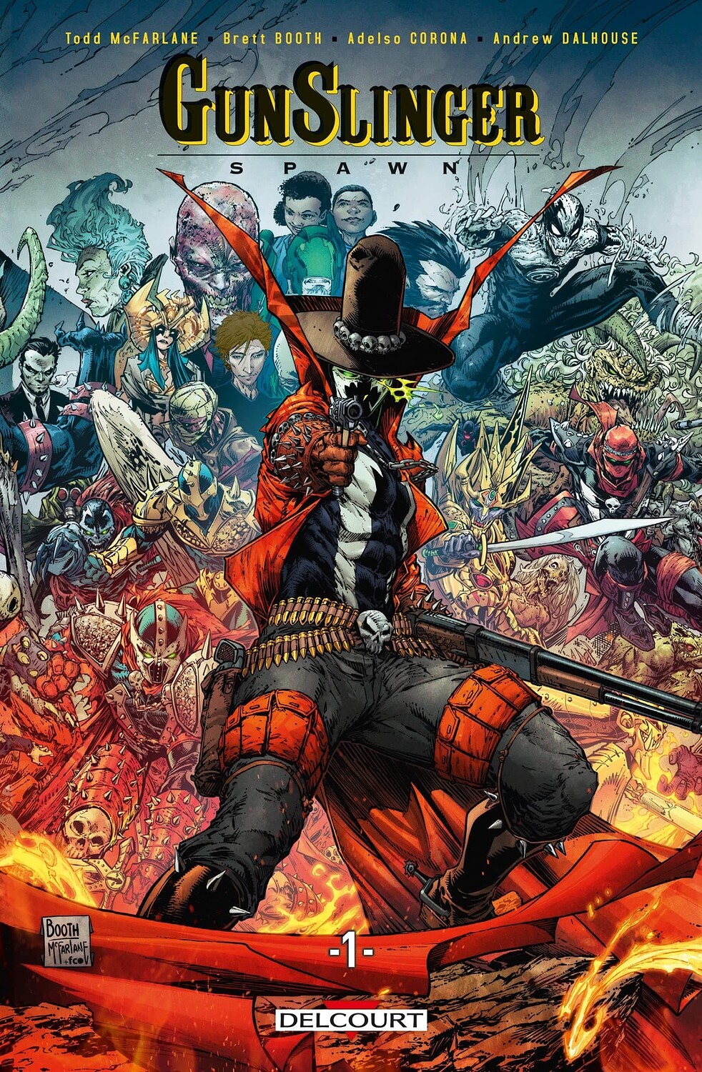 GUNSLINGER SPAWN t.1-3 (Todd McFarlane / Brett Booth) - Delcourt ...