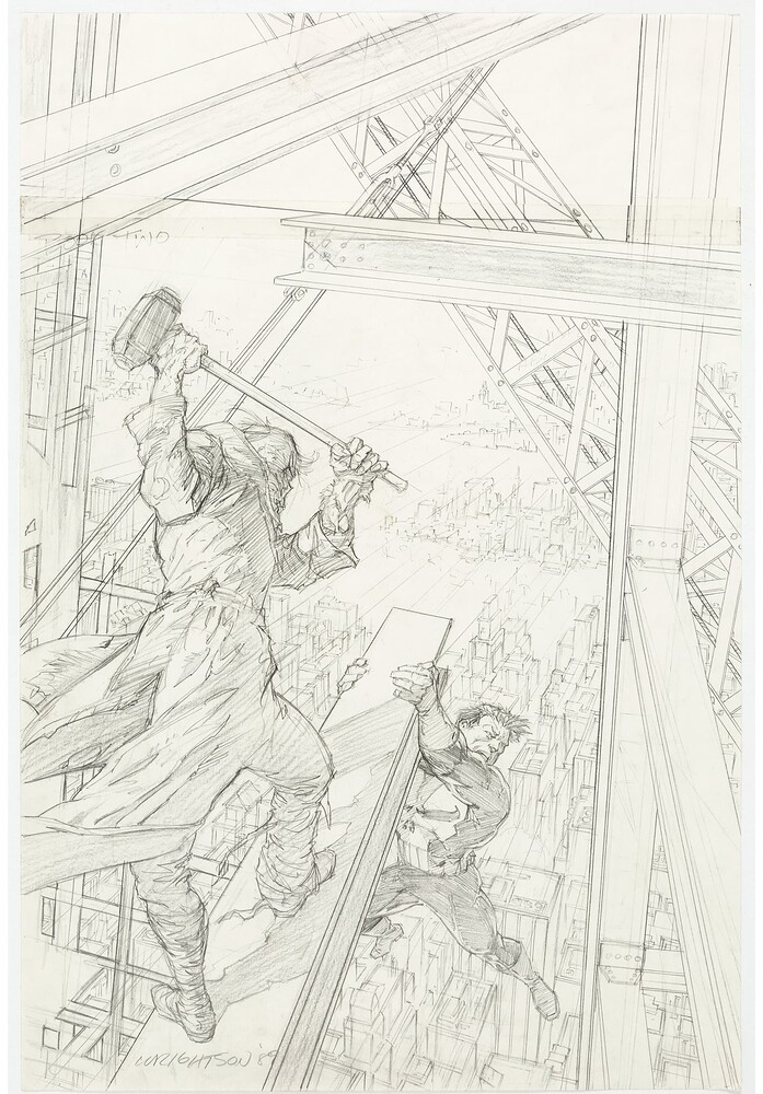 PUNISHER POV 2 COVER PRELIMINARY   1991