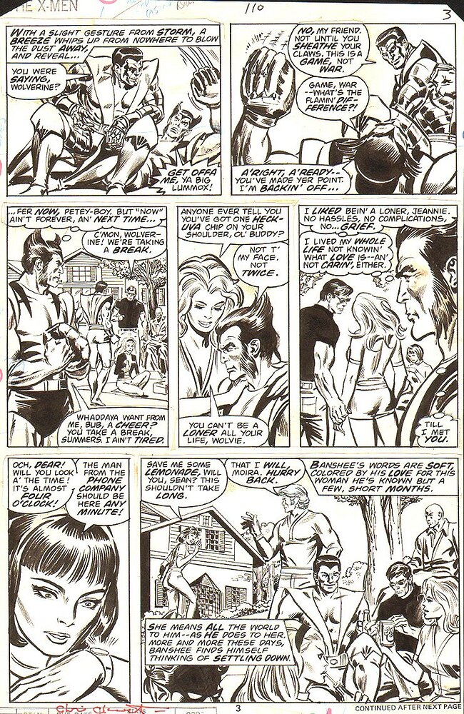 UNCANNY X MEN 110 PAGE 3   1978