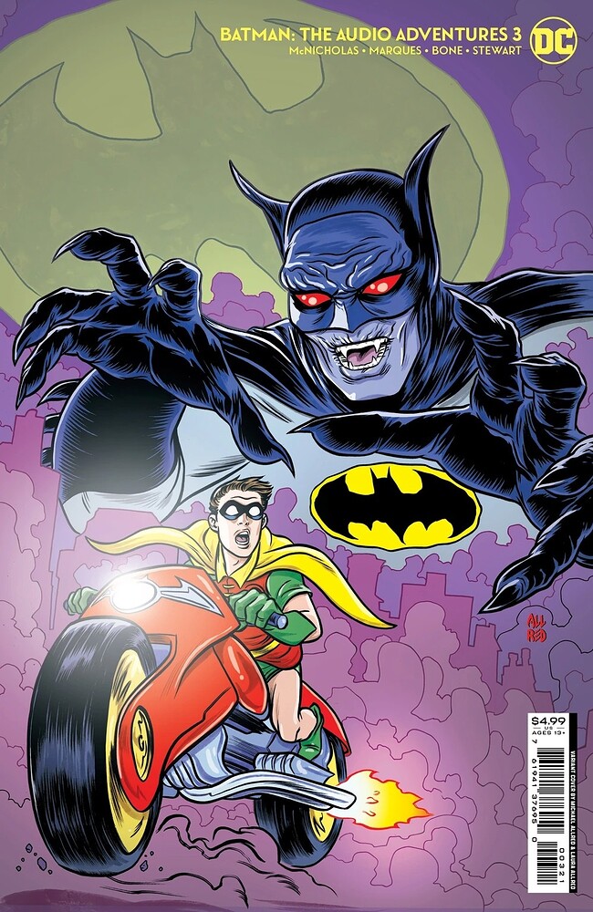 BATMAN THE AUDIO ADVENTURES 3 COVER COLOR VARIANT   2022