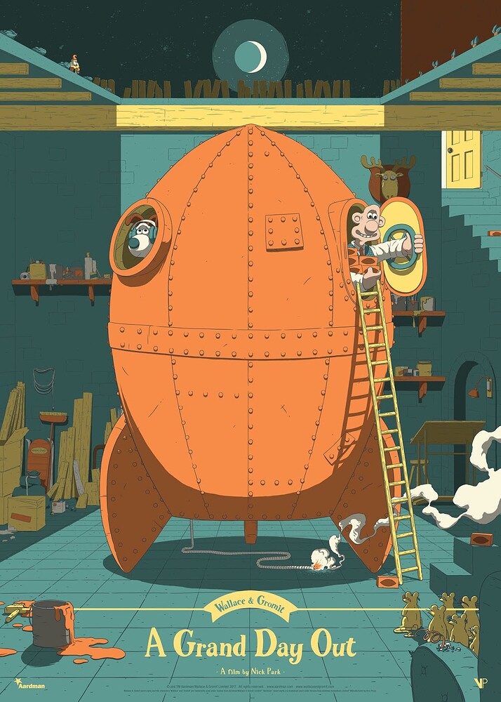 Wallace & Gromit - A Grand Day Out by Florey