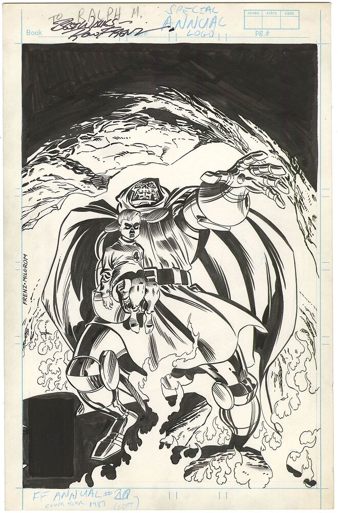 FF ANNUAL 20 COVER  INK MILGROM  1987