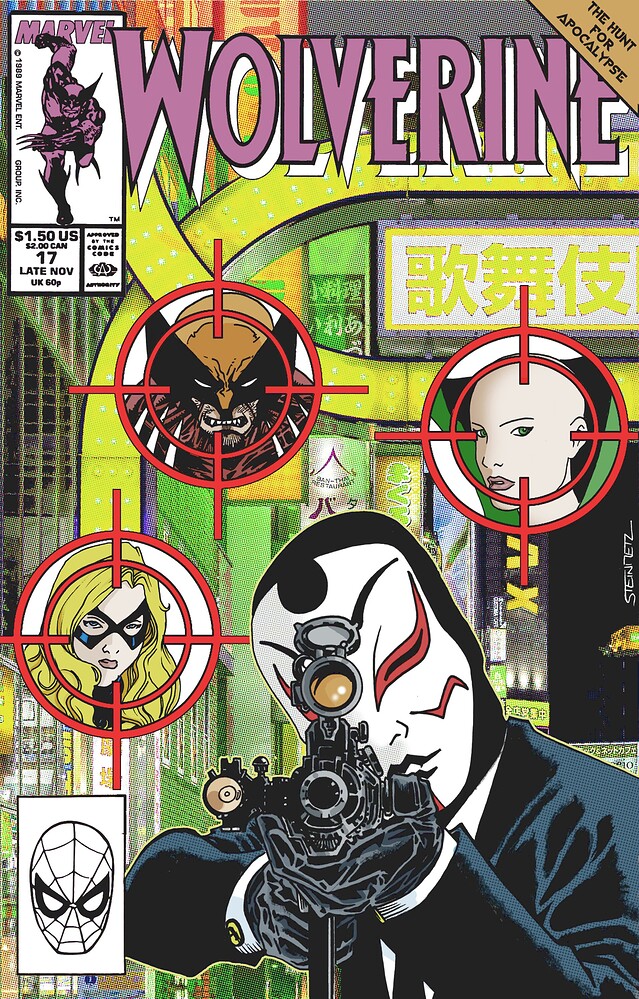 uncanny wolverine couleur filtre