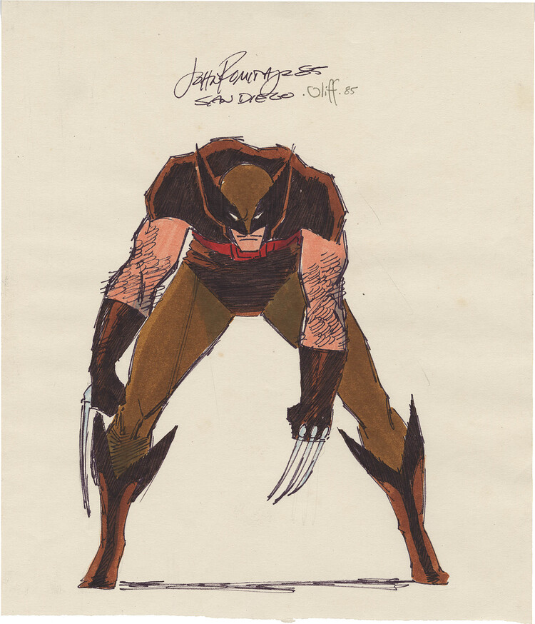 WOLVERINE ILLUSTRATION   COLOR STEVE OLIFF   1985