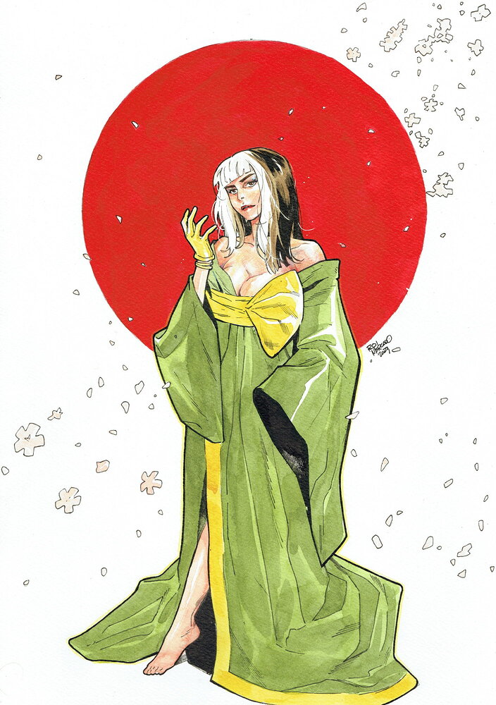 X-men Geisha Rogue by Roi Mercado