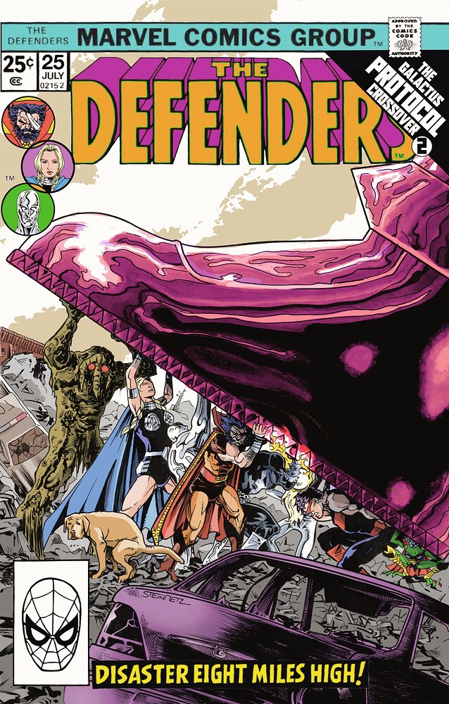 the defenders galactus pied nouvelle accroche