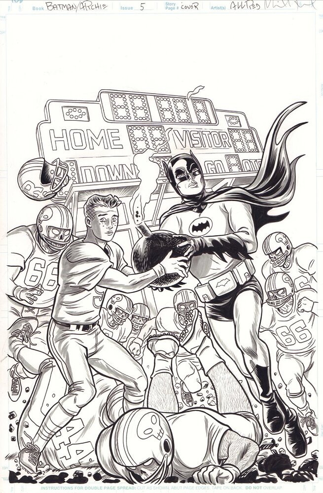 ARCHIE MEETS BATMAN 66 5    VARIANT COVER   2019