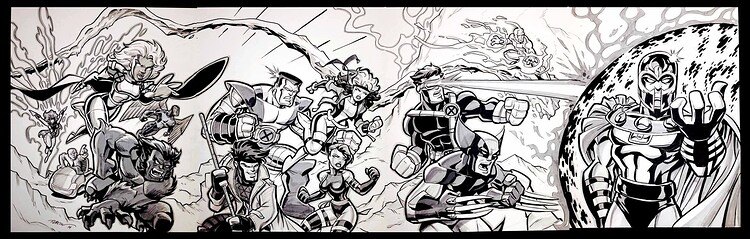 UNCANNY X-MEN 1 COVER RECREATION