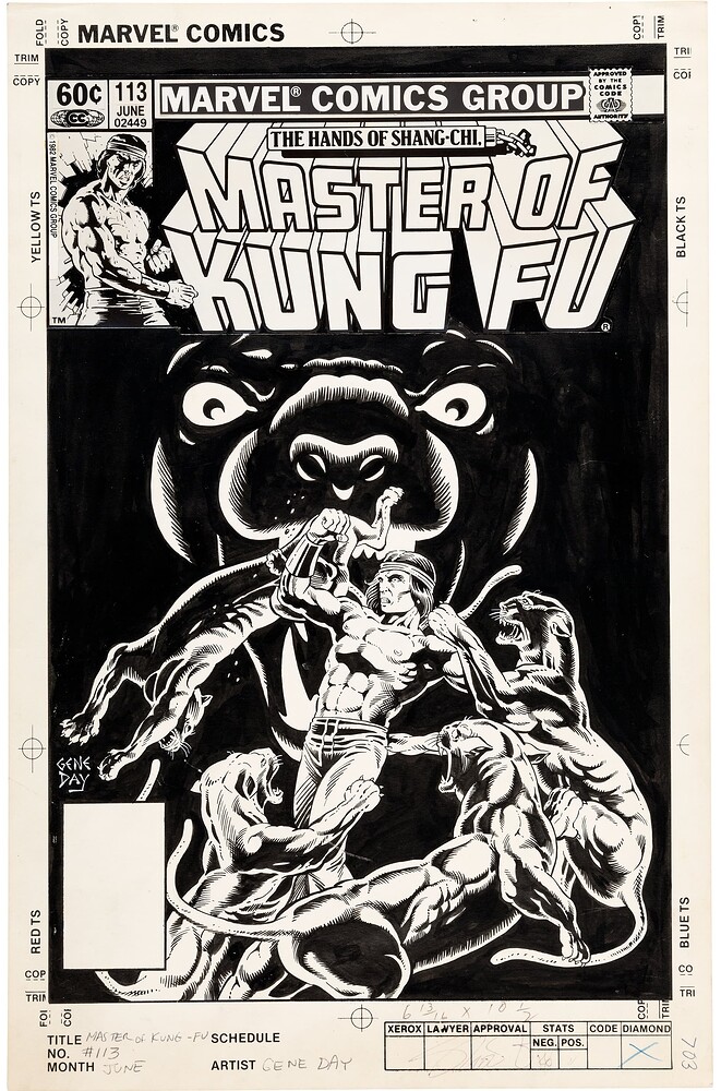 MASTER OF KUNG FU 113 COVER   1982