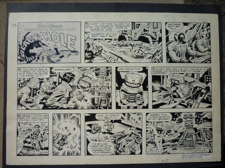 DISNEY S THE BLACK HOLE PAGE 2 ET 3   INK ROYER   1980