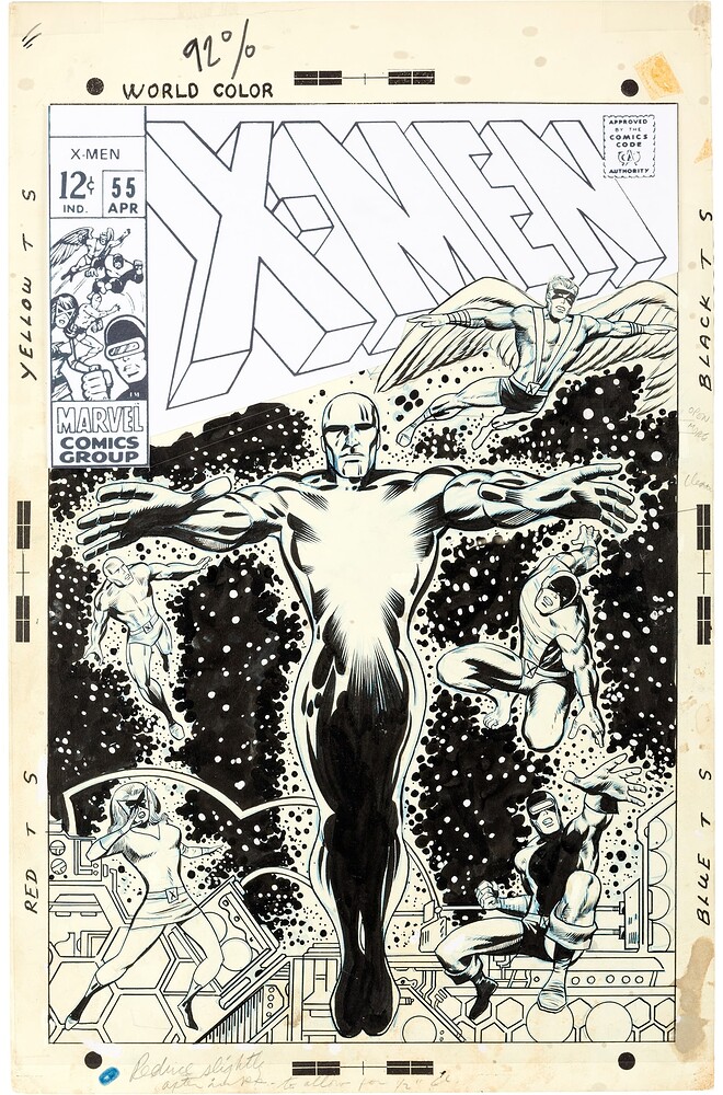 UNCANNY X MEN 55 COVER    1969