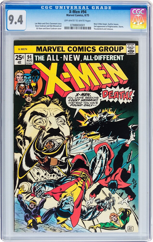 UNCANNY X MEN 94   KANE  COCKRUM   1975