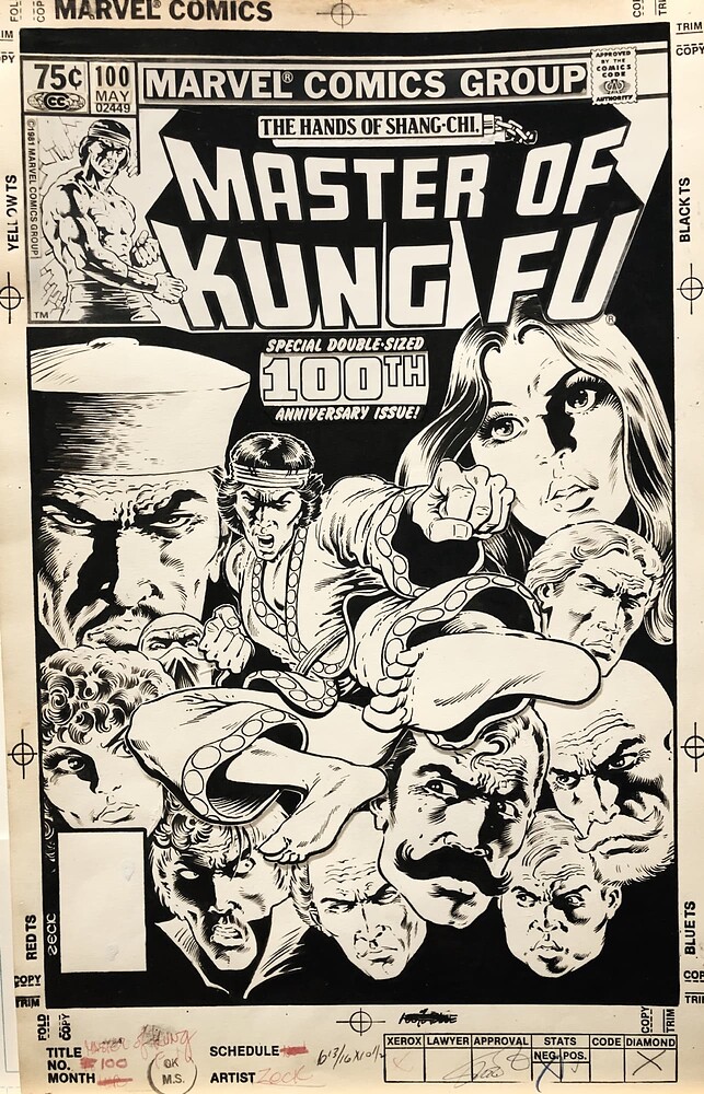 MASTER OF KUNG FU 100 COVER   1981