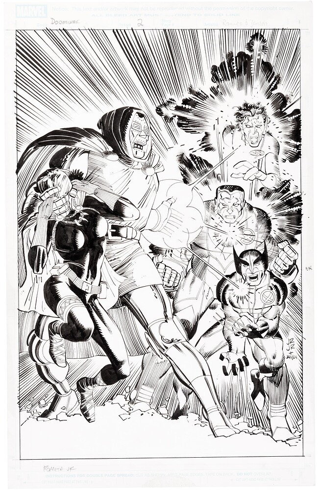 DOOM WARS 2 COVER   INK JANSON   2010