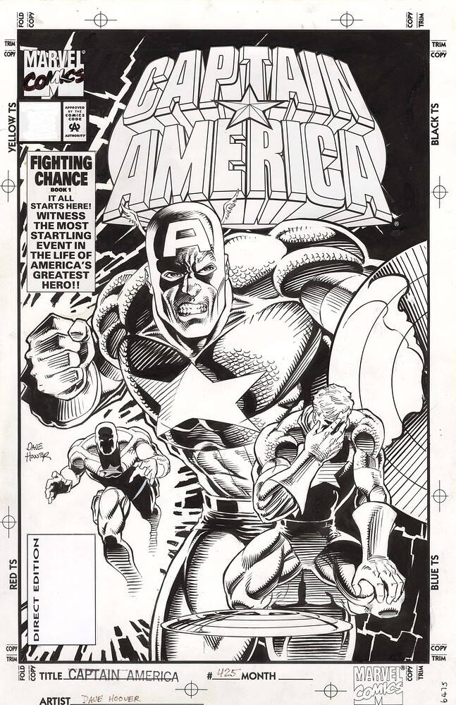 CAPTAIN AMERICA 425 COVER   1994