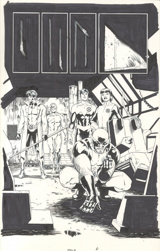 X-TERMINATION ALPHA 1 PAGE 2   INK ALVARO LOPEZ   2013