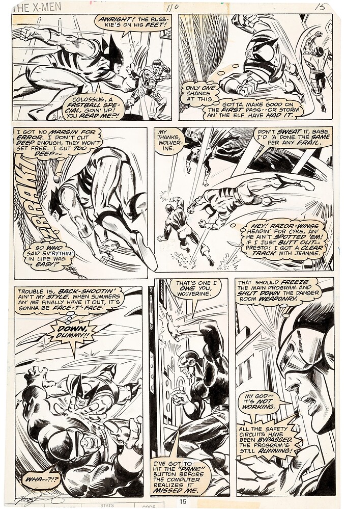 UNCANNY X MEN 110 PAGE 15   1978