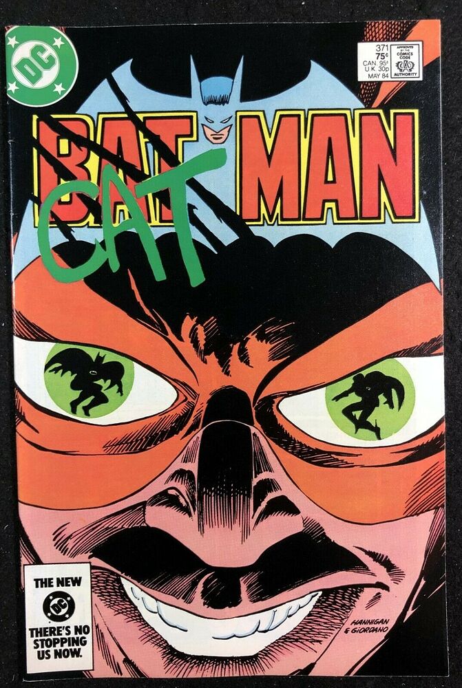 BATMAN 371 COVER COLOR   INK GIORDANO   1983