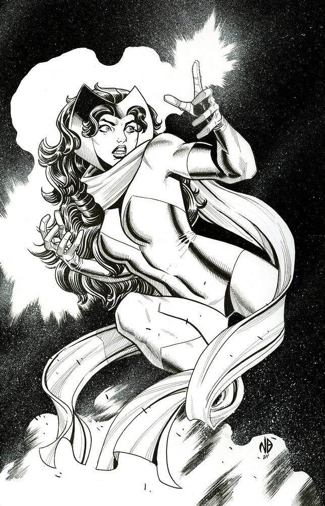 Scarlet Witch by Nick Bradshaw