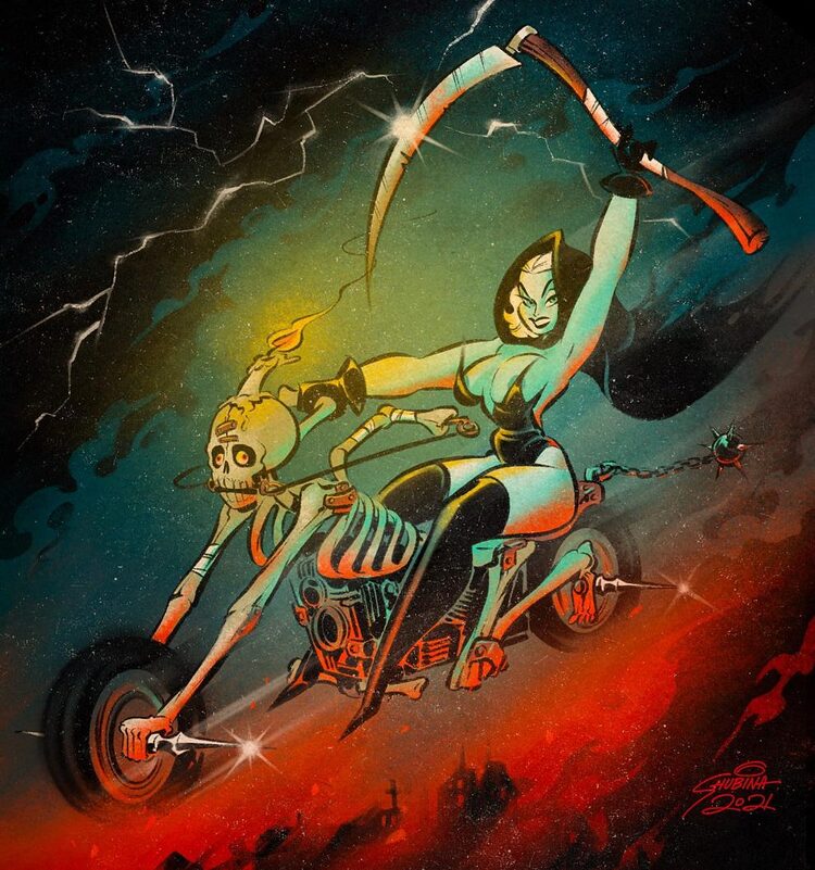 Woman Rider by Shubina