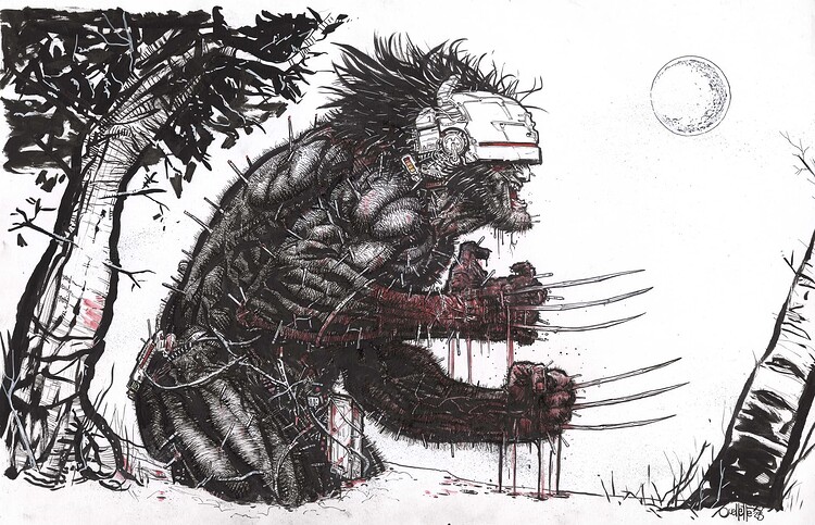 WEAPON X WOLVERINE ILLUSTRATION 2023
