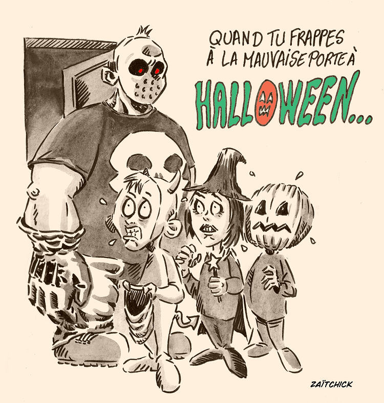 Halloween mauvaise porte