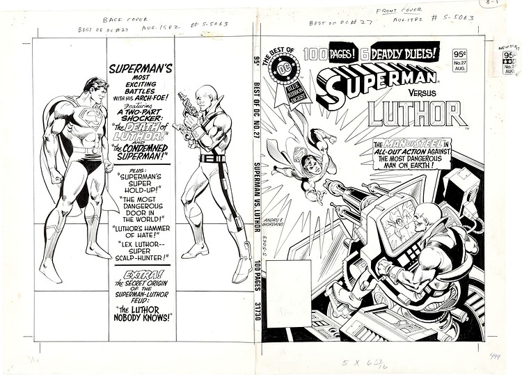 BEST OF DC 27 COVER   INK GIORDANO   1982