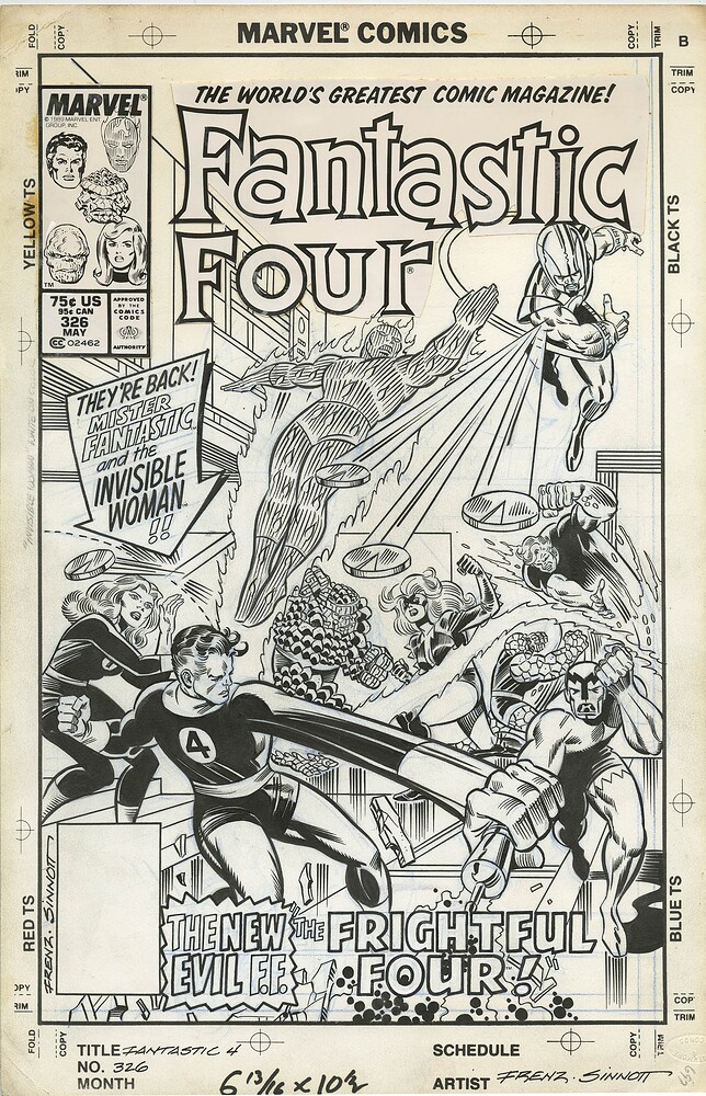 FF 326 COVER  INK SINNOTT  1989 II