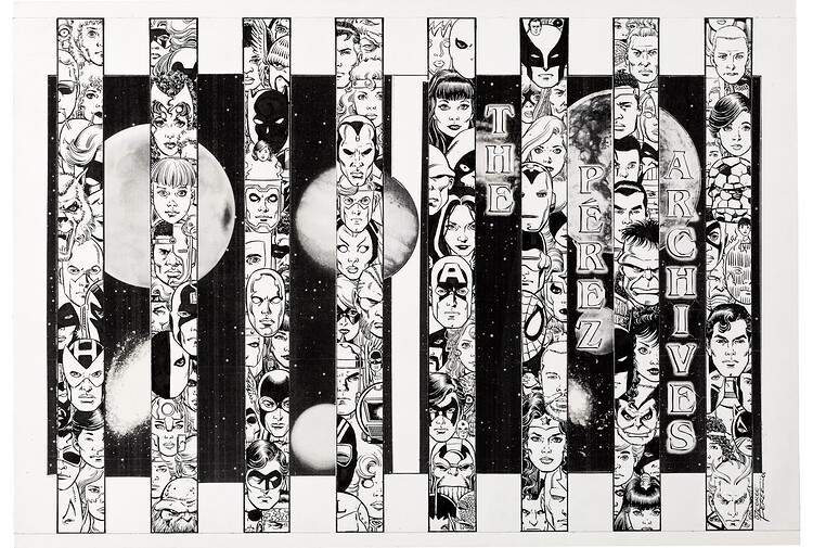 THE PEREZ ARCHIVES COVER        Comic Book Legal Defense Fund 2001