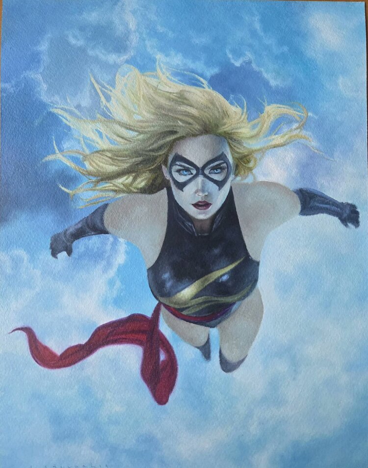 Ms. Marvel by David Stoupakis