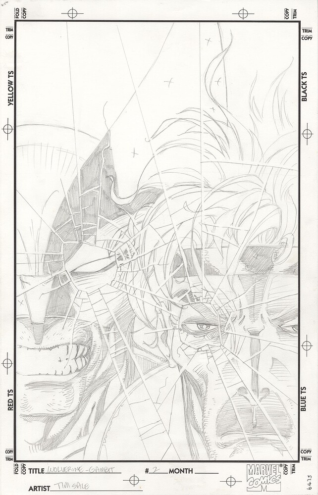 WOLVERINE GAMBIT VICTIMS 2 COVER UNPUBLISHED   1995