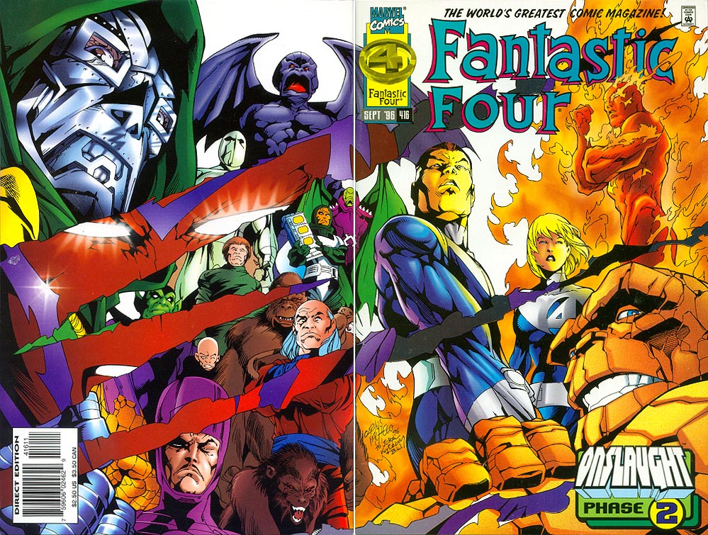 Fantastic Four 416 (Wrap Cvr)-VF