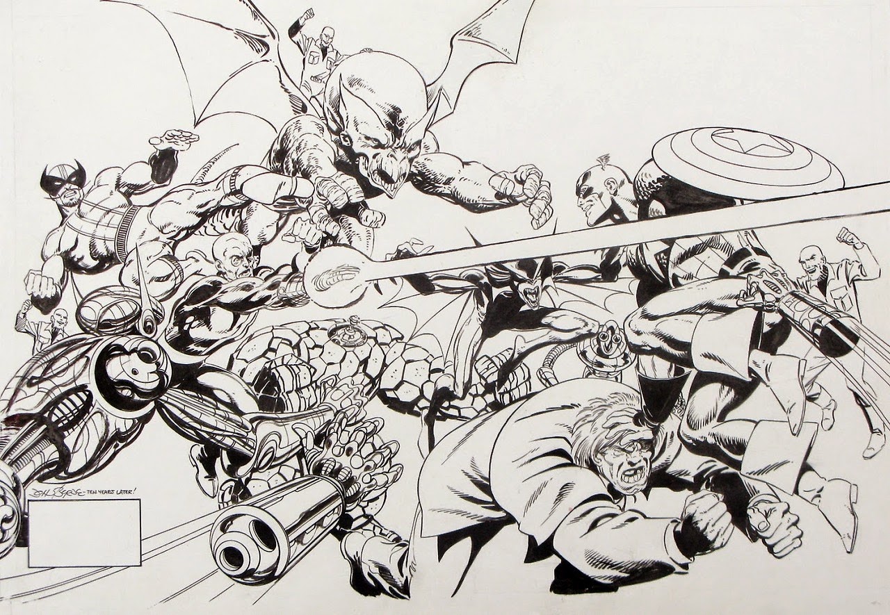 Captain America - War and Remembrance art by John Byrne TPB